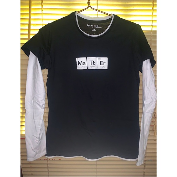 Periodic table make an impact together everyday T-shirt long sleeve graphic - Picture 1 of 4